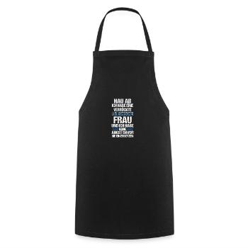 Greeks Greece - Cooking Apron - black - Front - AI Model Male 185 dark (185cm)