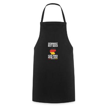 German German Germany - Cooking Apron - black - Front - AI Model Male 185 dark (185cm)