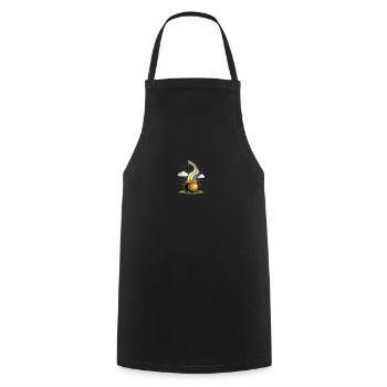 Topf voll Gold - Kochschürze - Schwarz - Vorne - AI Model Male 185 dark (185cm)