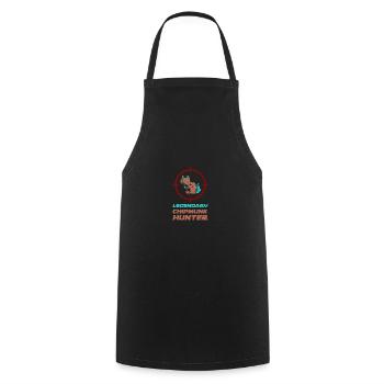 Hunter Squirrel Squirrel Gift - Cooking Apron - black - Front - AI Model Male 185 dark (185cm)