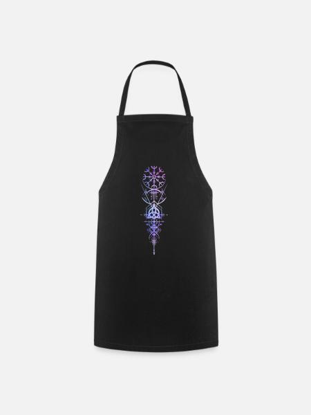 Helm of Awe Triskele Occulte Viking Celtes - Tablier de cuisine - noir