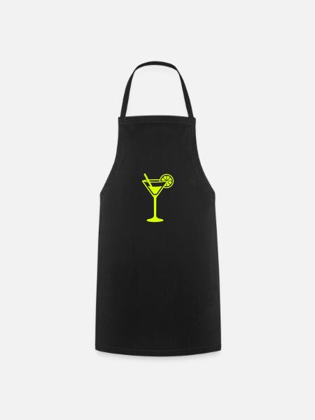 Cocktail - Kochschürze - Schwarz