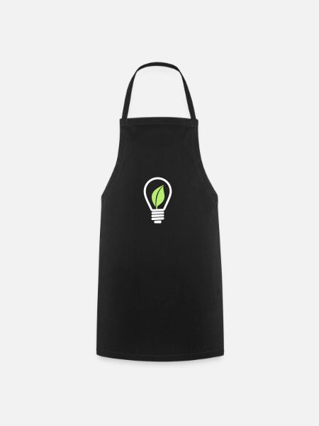 Ampoule - Tablier de cuisine - noir
