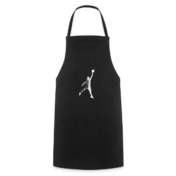 Basketballer / Basketball - Kochschürze - Schwarz - Vorne - AI Model Male 185 dark (185cm)