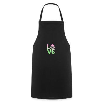 Ducks - Cooking Apron - black - Front - AI Model Male 185 dark (185cm)