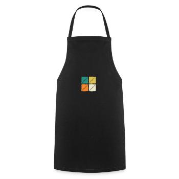 Flute player - Cooking Apron - black - Front - AI Model Male 185 dark (185cm)