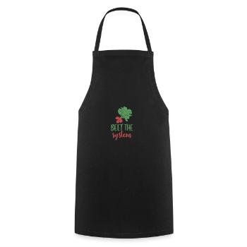 Beet the system - Cooking Apron - black - Front - AI Model Male 185 dark (185cm)