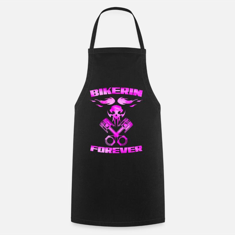 Biker pour toujours - Tablier de cuisine - noir