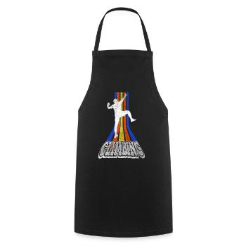 Escalade Escalade Montagnes Alpinisme Sport Vintage - Tablier de cuisine - noir - Devant - AI Model Male 185 dark (185cm)
