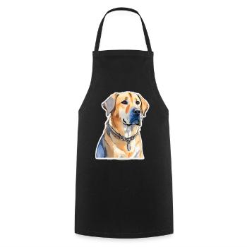 Labrador - Cooking Apron - black - Front - AI Model Male 185 dark (185cm)