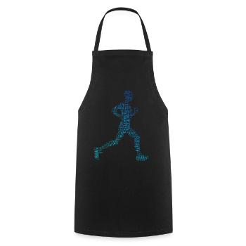 Jogging Jogging Hommes Cross Country Running - Tablier de cuisine - noir - Devant - AI Model Male 185 dark (185cm)