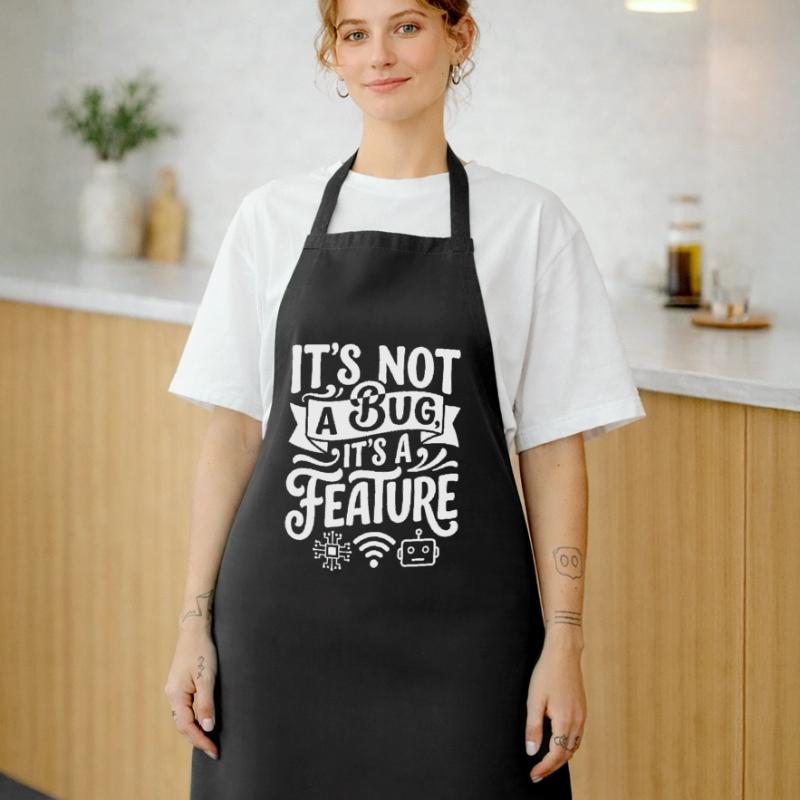It's not a bug, it's a feature Cooking Apron