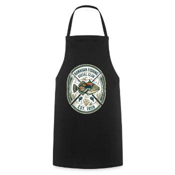 Humuhumunukunukuapua'a Triggerfish Hawaii - Cooking Apron - black - Front - AI Model Male 185 dark (185cm)