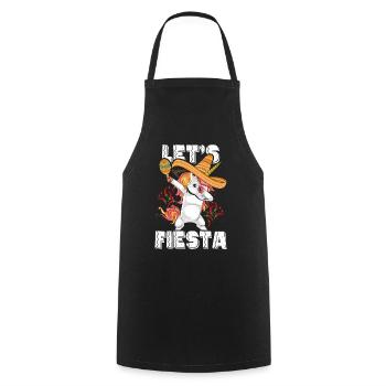Cinco De Mayo Party Süßes Dabbing mexikanisches Einhorn - Kochschürze - Schwarz - Vorne - AI Model Male 185 dark (185cm)