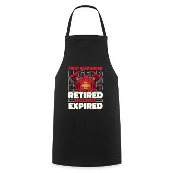 Ambulance Service Paramedic Paramedic - Cooking Apron - black - Front - AI Model Male 185 dark (185cm)