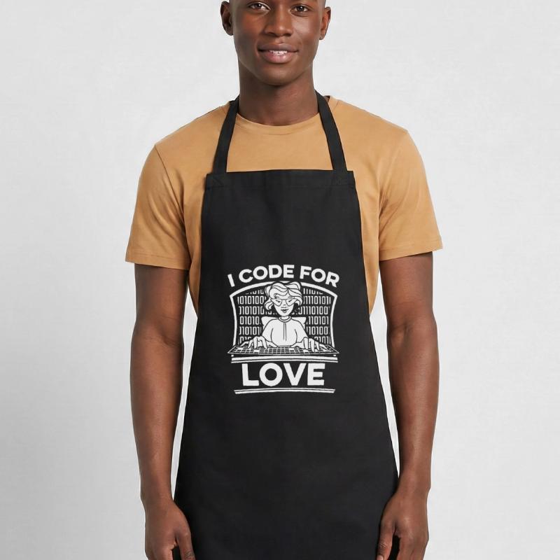 Développeur Coder Programmeur Love Tablier de cuisine