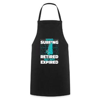 Windsurfing Retired Windsurfers - Cooking Apron - black - Front - AI Model Male 185 dark (185cm)
