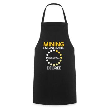 Ingénieur Witzig Ingénieur des mines - Tablier de cuisine - noir - Devant - AI Model Male 185 dark (185cm)