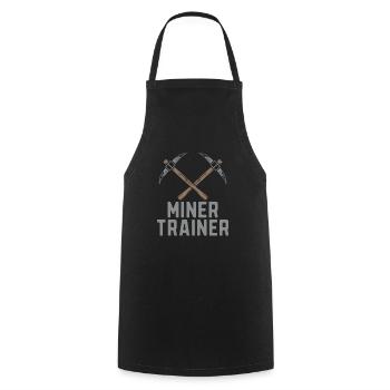 Engineer Mining Engineer - Cooking Apron - black - Front - AI Model Male 185 dark (185cm)