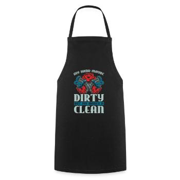 Painter Varnisher Lustig - Cooking Apron - black - Front - AI Model Male 185 dark (185cm)