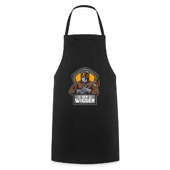 Serrurier soudeur Witzig Schweier - Tablier de cuisine - noir - Devant - AI Model Male 185 dark (185cm)