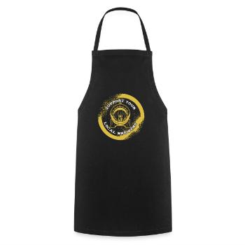 Craft Beer Bier Craftbier - Cooking Apron - black - Front - AI Model Male 185 dark (185cm)
