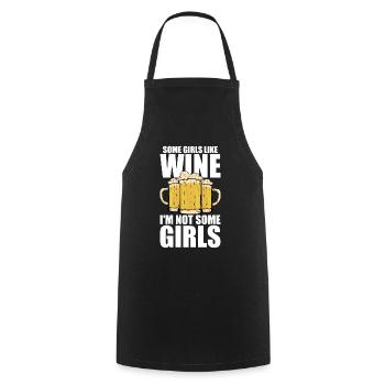 Craft Beer Beer Craft Beer Sarcastic - Cooking Apron - black - Front - AI Model Male 185 dark (185cm)