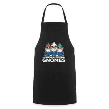 Mushroom Picker Mushrooms Funny Mushroom Dwarf - Cooking Apron - black - Front - AI Model Male 185 dark (185cm)