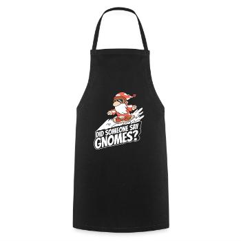 Cueilleurs de champignons Champignons Drôle de nain de champignons - Tablier de cuisine - noir - Devant - AI Model Male 185 dark (185cm)