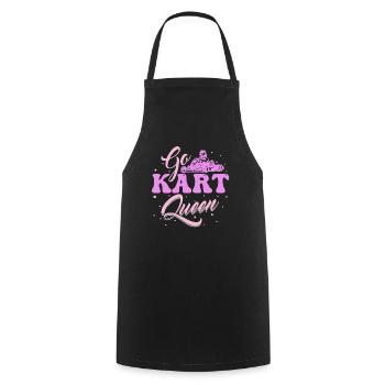 Aller karting karting karting kart driver reine - Tablier de cuisine - noir - Devant - AI Model Male 185 dark (185cm)