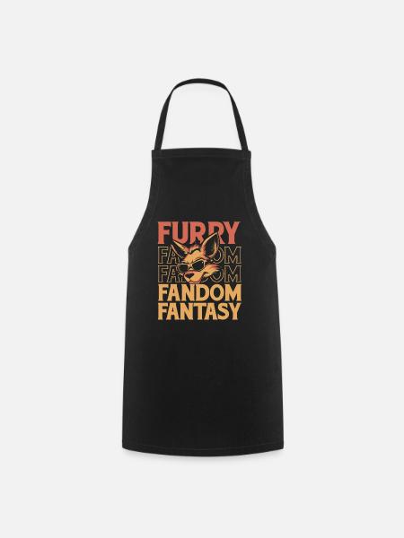 Furry Fandom Fursuits - Kochschürze - Schwarz