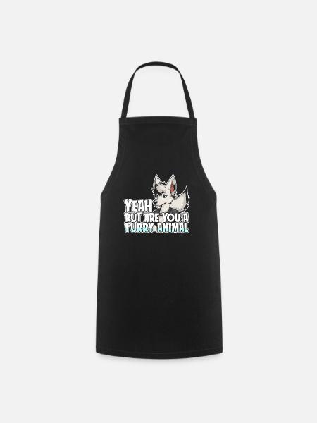 Furry Fandom Fursuits - Cooking Apron - black