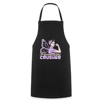 Fibromyalgia Rheumatism Fairy - Cooking Apron - black - Front - AI Model Male 185 dark (185cm)