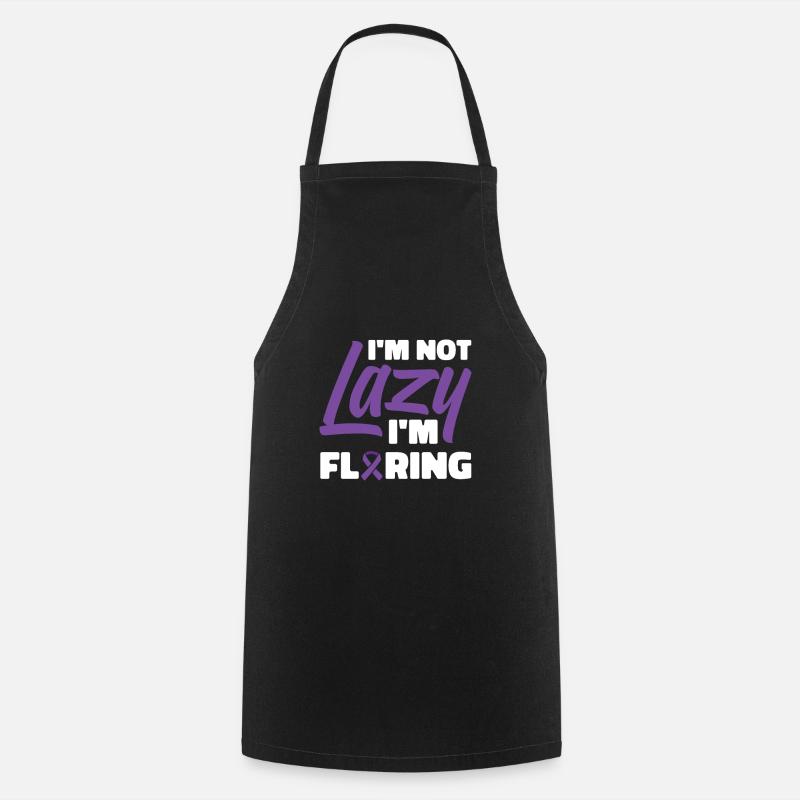Fibromyalgie Rhumatisme Humour - Tablier de cuisine - noir