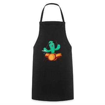 Batterie Batteur Batteur Mignon - Tablier de cuisine - noir - Devant - AI Model Male 185 dark (185cm)