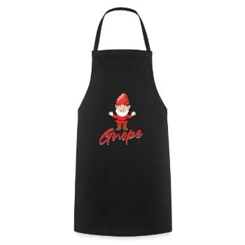 Cueilleurs de champignons Champignons Gnope Nain de champignons - Tablier de cuisine - noir - Devant - AI Model Male 185 dark (185cm)