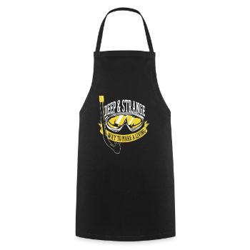 Plongeur plongeur drôle de plongée commerciale - Tablier de cuisine - noir - Devant - AI Model Male 185 dark (185cm)