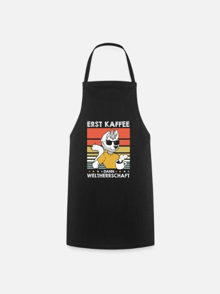 Furry Fandom Fursuits Kaffee - Kochschürze - Schwarz