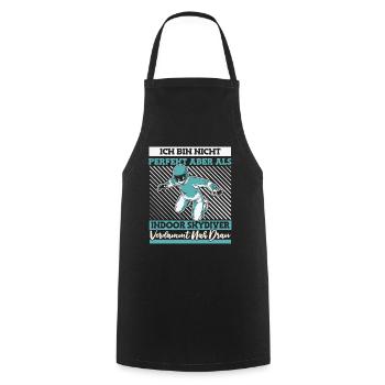 Le parachutisme intérieur à son meilleur - Tablier de cuisine - noir - Devant - AI Model Male 185 dark (185cm)