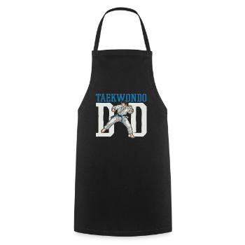 Taekwondo Vater Taekwondo Vater Taekwondo Dad - Kochschürze - Schwarz - Vorne - AI Model Male 185 dark (185cm)