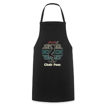 Yoga Cool - Tablier de cuisine - noir - Devant - AI Model Male 185 dark (185cm)