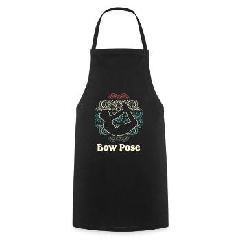 Yoga Cool - Cooking Apron - black - Front - AI Model Male 185 dark (185cm)