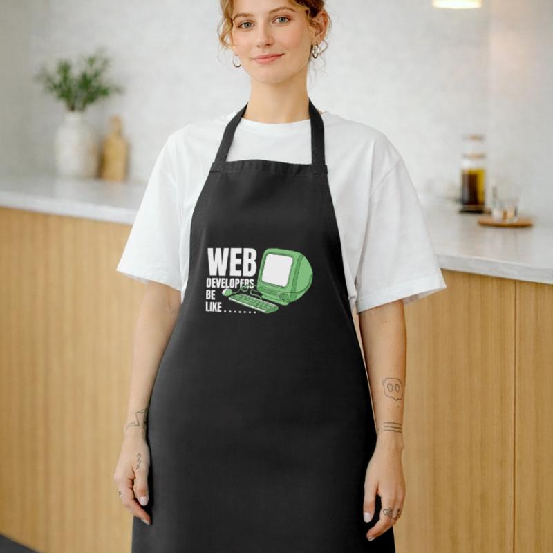 Web Developer Web Developer Funny Cooking Apron