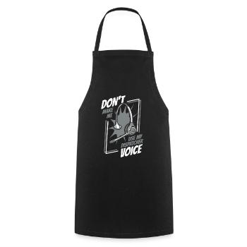 Emergency Call Control Center Operations Center Witzig - Cooking Apron - black - Front - AI Model Male 185 dark (185cm)