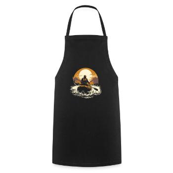 Rafting Sun - Tablier de cuisine - noir - Devant - AI Model Male 185 dark (185cm)
