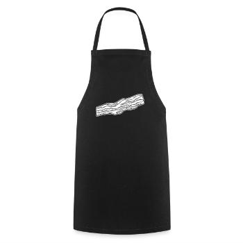 Bacon Speck - Kochschürze - Schwarz - Vorne - AI Model Male 185 dark (185cm)