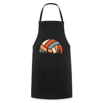 Volley-ball Volley-ball - Tablier de cuisine - noir - Devant - AI Model Male 185 dark (185cm)