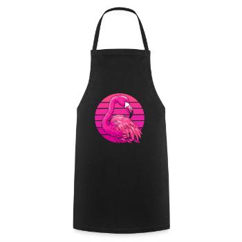 Flamant - Tablier de cuisine - noir - Devant - AI Model Male 185 dark (185cm)