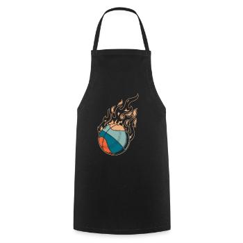 Basketball Basketball Player - Cooking Apron - black - Front - AI Model Male 185 dark (185cm)