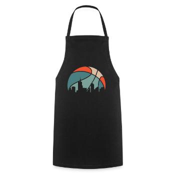 Basketball Basketball Player - Cooking Apron - black - Front - AI Model Male 185 dark (185cm)